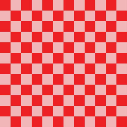 2 Color Checkered Pattern 2 Quilting Cotton Fabric