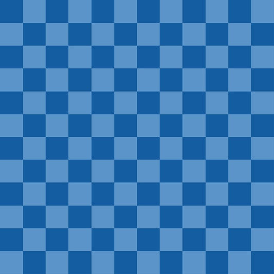 2 Color Checkered Pattern 6 Quilting Cotton Fabric