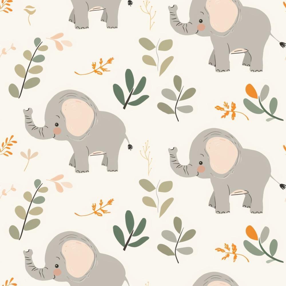 Baby Safari Animals Pattern 18 Quilting Cotton Fabric
