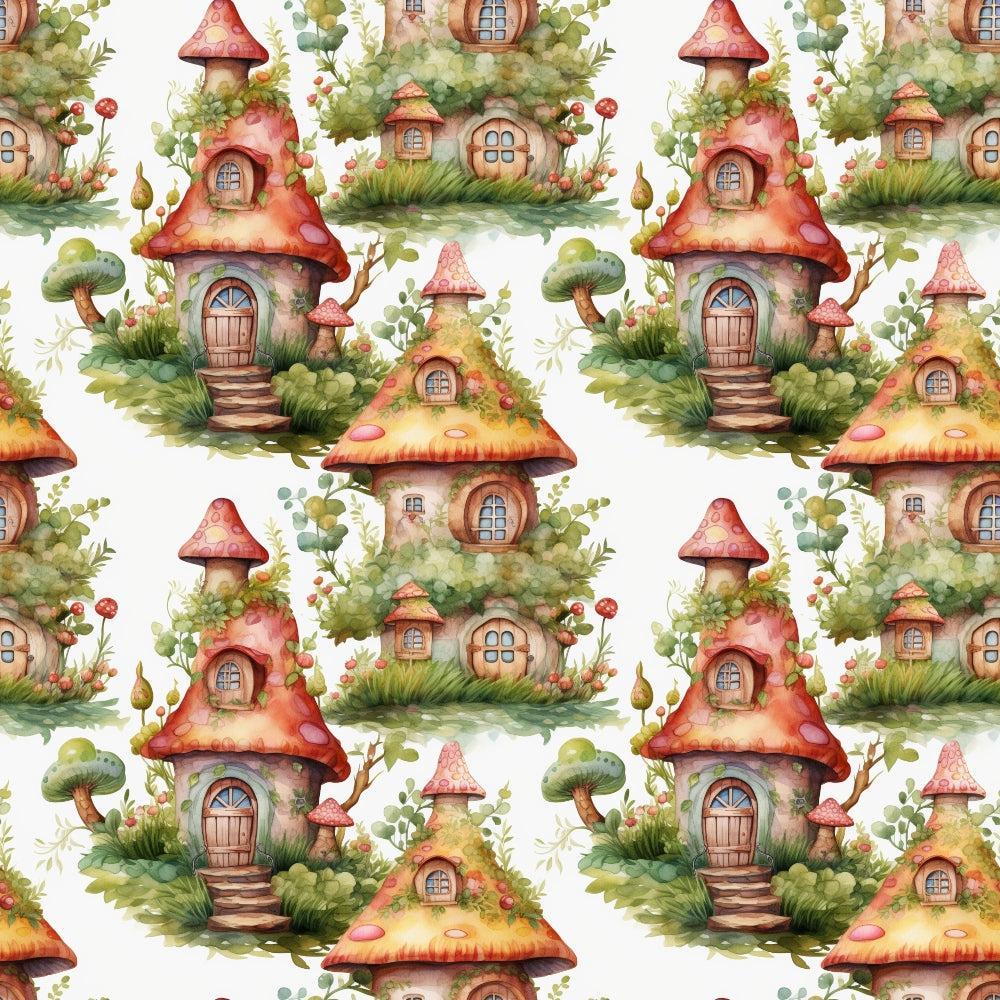 Fairy Houses Pattern 11 Quilting Cotton Fabric
