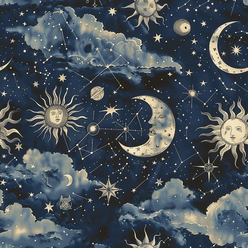 Golden Cosmos Pattern 1 Quilting Cotton Fabric