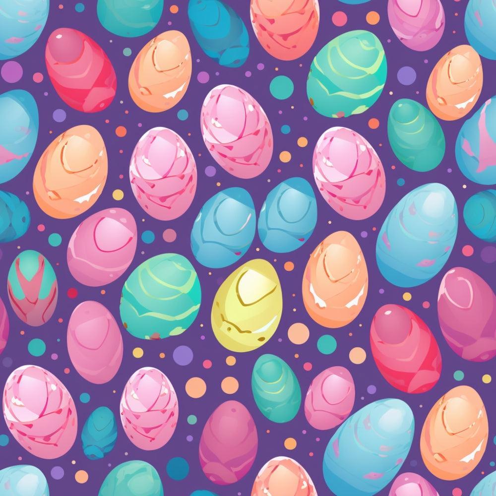 Easter Eggs Pattern 2 Quilting Cotton Fabric
