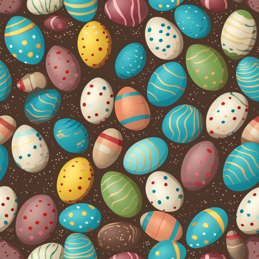 Easter Eggs Pattern 9 Quilting Cotton Fabric
