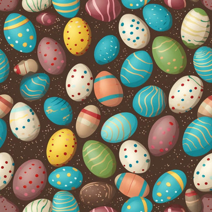 Easter Eggs Pattern 9 Quilting Cotton Fabric