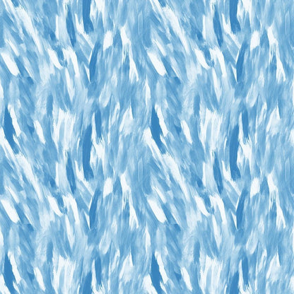 Watercolor Brush Strokes Pattern 64 Quilting Cotton Fabric