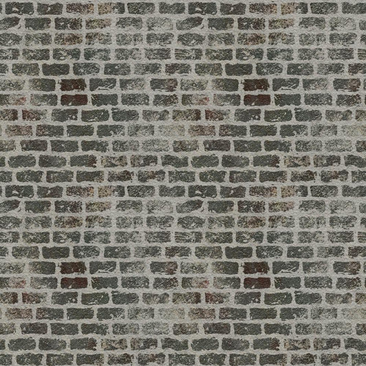 Grunge Brick Wall Pattern 1 Quilting Cotton Fabric