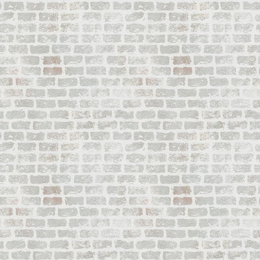 Grunge Brick Wall Pattern 3 Quilting Cotton Fabric