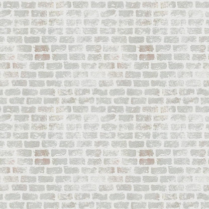 Grunge Brick Wall Pattern 3 Quilting Cotton Fabric