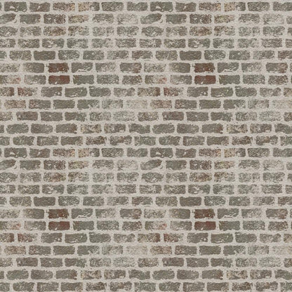 Grunge Brick Wall Pattern 4 Quilting Cotton Fabric