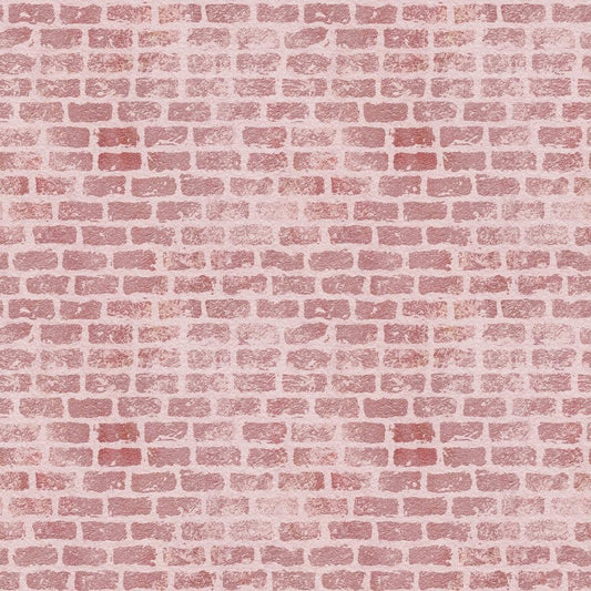 Grunge Brick Wall Pattern 6 Quilting Cotton Fabric