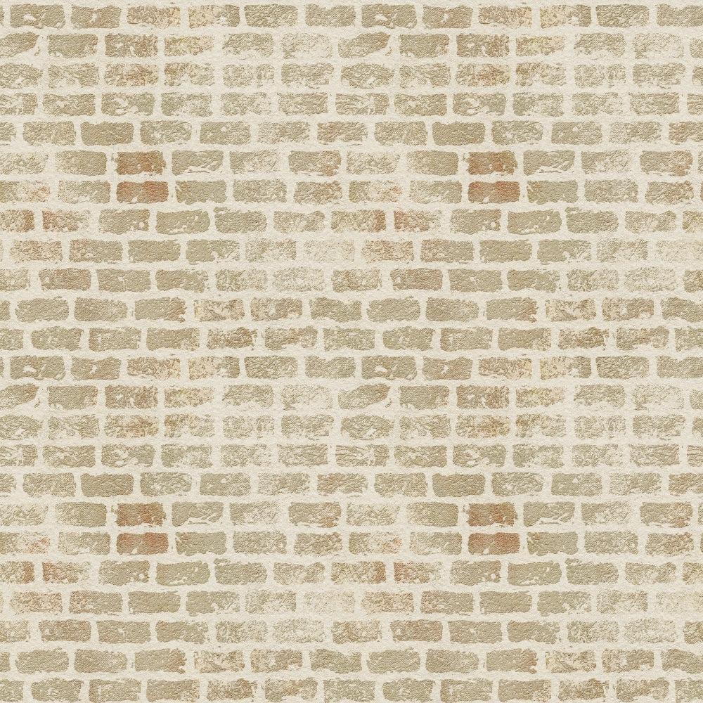 Grunge Brick Wall Pattern 7 Quilting Cotton Fabric