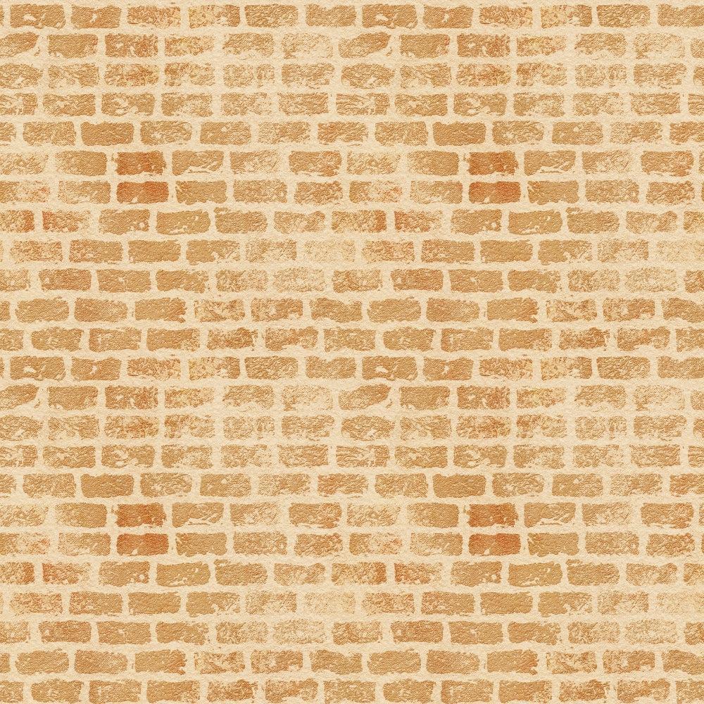 Grunge Brick Wall Pattern 8 Quilting Cotton Fabric