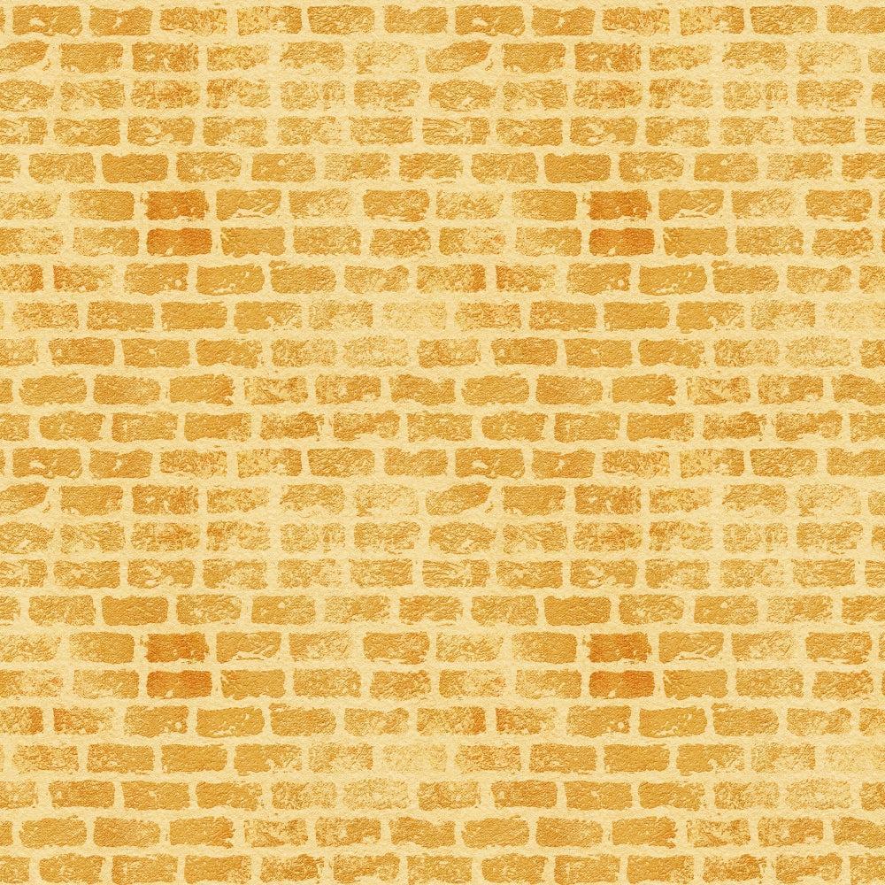 Grunge Brick Wall Pattern 10 Quilting Cotton Fabric