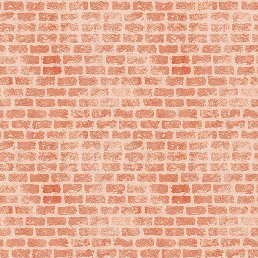 Grunge Brick Wall Pattern 13 Quilting Cotton Fabric