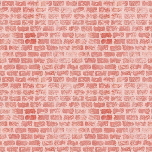 Grunge Brick Wall Pattern 16 Quilting Cotton Fabric
