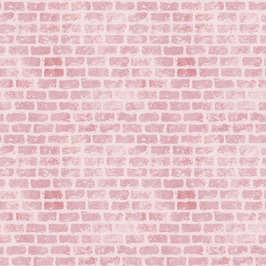 Grunge Brick Wall Pattern 17 Quilting Cotton Fabric