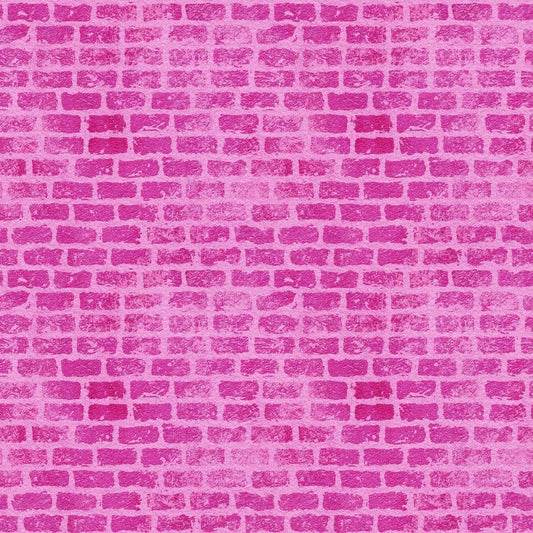 Grunge Brick Wall Pattern 19 Quilting Cotton Fabric