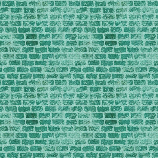 Grunge Brick Wall Pattern 27 Quilting Cotton Fabric