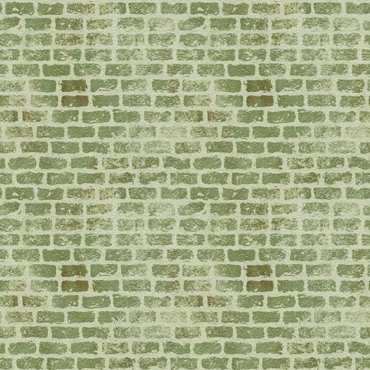 Grunge Brick Wall Pattern 35 Quilting Cotton Fabric