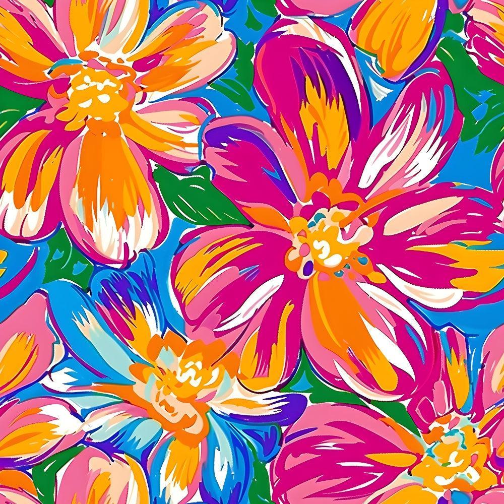 Groovy Hippie Pattern 10 Quilting Cotton Fabric