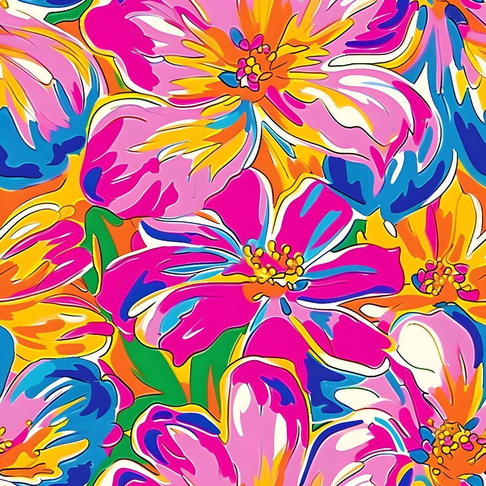 Groovy Hippie Pattern 17 Quilting Cotton Fabric