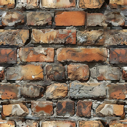 Brick Walls Pattern 9 Quilting Cotton Fabric