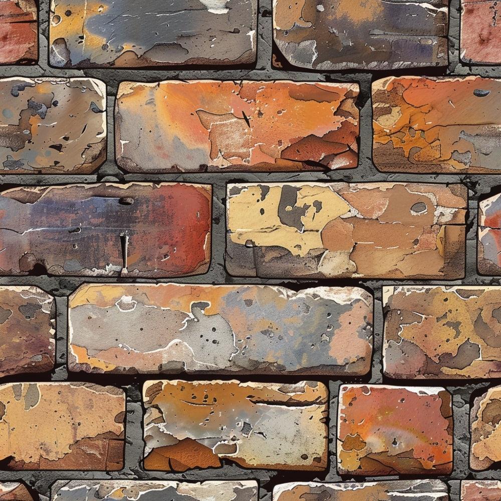 Brick Walls Pattern 23 Quilting Cotton Fabric
