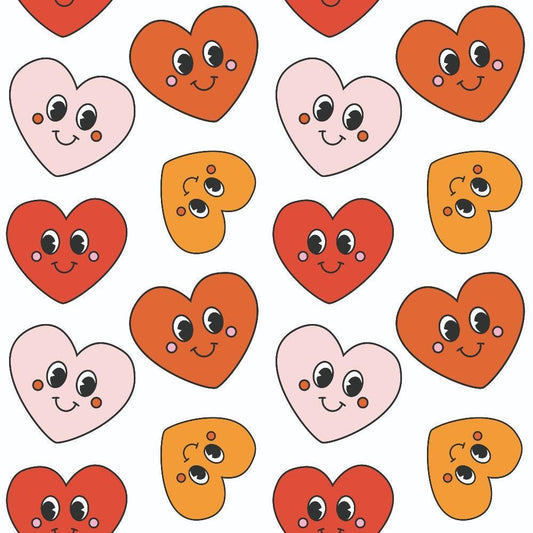 Groovy Peace and Love Pattern 12 Quilting Cotton Fabric