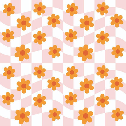 Groovy Peace and Love Pattern 13 Quilting Cotton Fabric