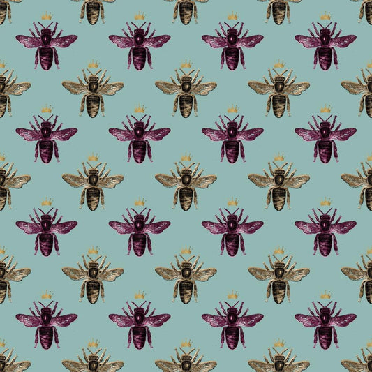 Lovely Bee Pattern 2 Quilting Cotton Fabric