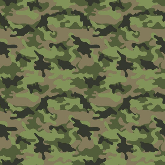 Military Camouflage Pattern 1 Quilting Cotton Fabric