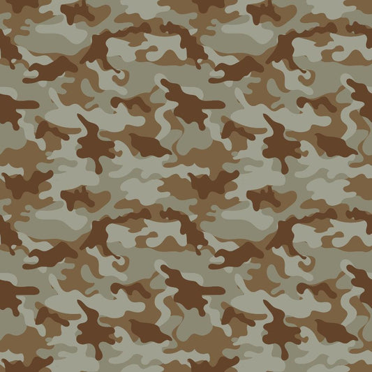 Military Camouflage Pattern 4 Quilting Cotton Fabric