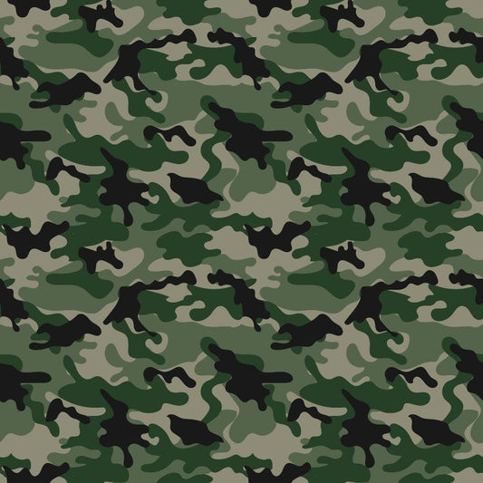 Military Camouflage Pattern 16 Quilting Cotton Fabric