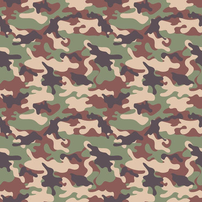 Military Camouflage Pattern 20 Quilting Cotton Fabric