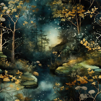Natures Tapestry Pattern 6 Quilting Cotton Fabric