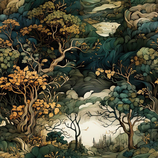 Natures Tapestry Pattern 7 Quilting Cotton Fabric