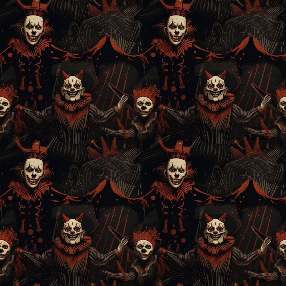 Sinister Sideshow Pattern 1 Quilting Cotton Fabric