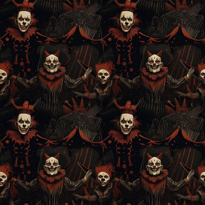 Sinister Sideshow Pattern 1 Quilting Cotton Fabric