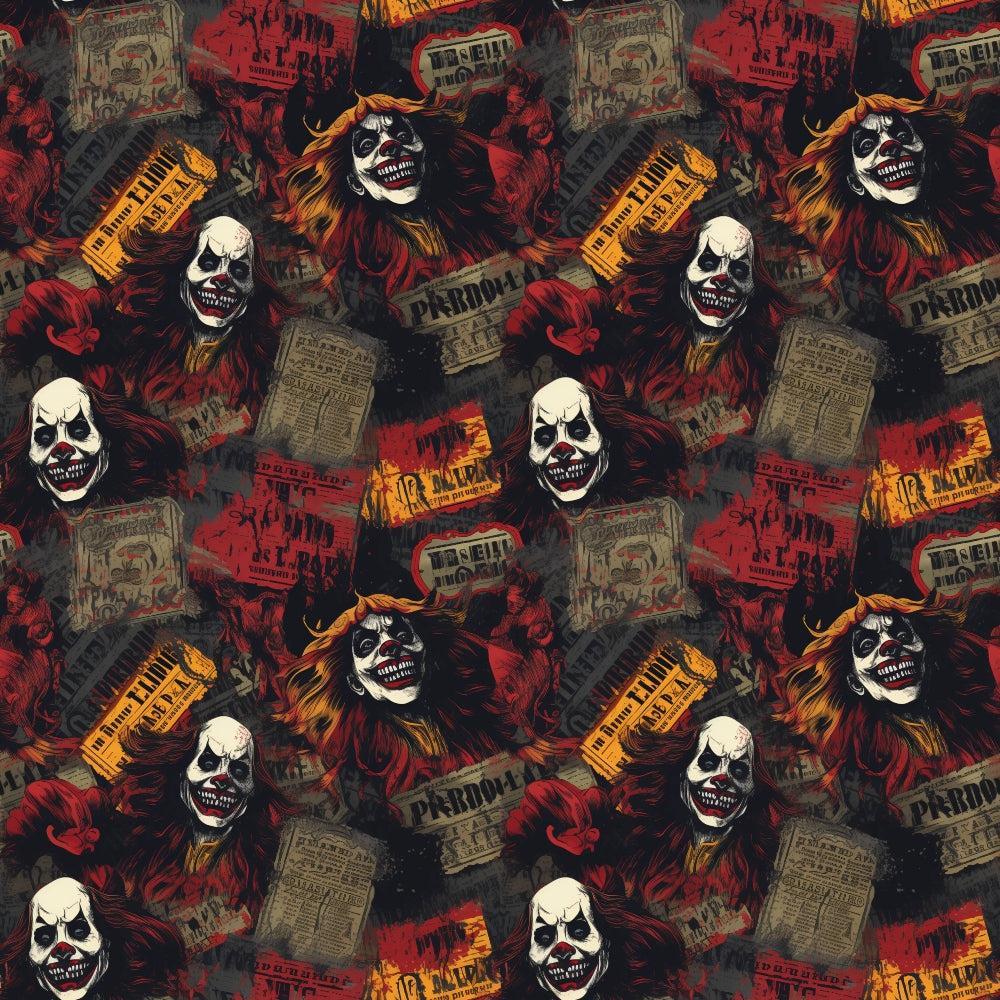 Sinister Sideshow Pattern 4 Quilting Cotton Fabric