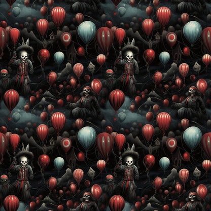 Sinister Sideshow Pattern 8 Quilting Cotton Fabric
