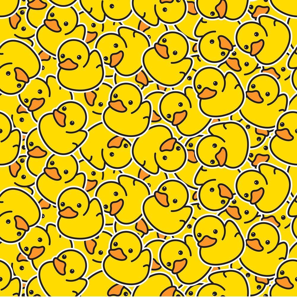 Allover Rubber Ducks Quilting Cotton Fabric