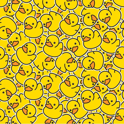 Allover Rubber Ducks Quilting Cotton Fabric