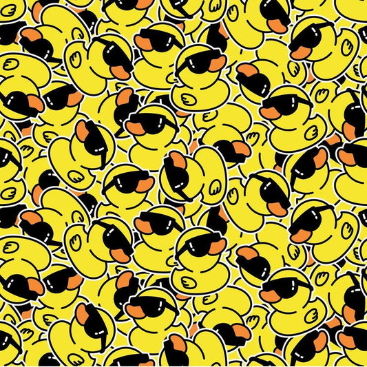 Cool Rubber Ducks Quilting Cotton Fabric