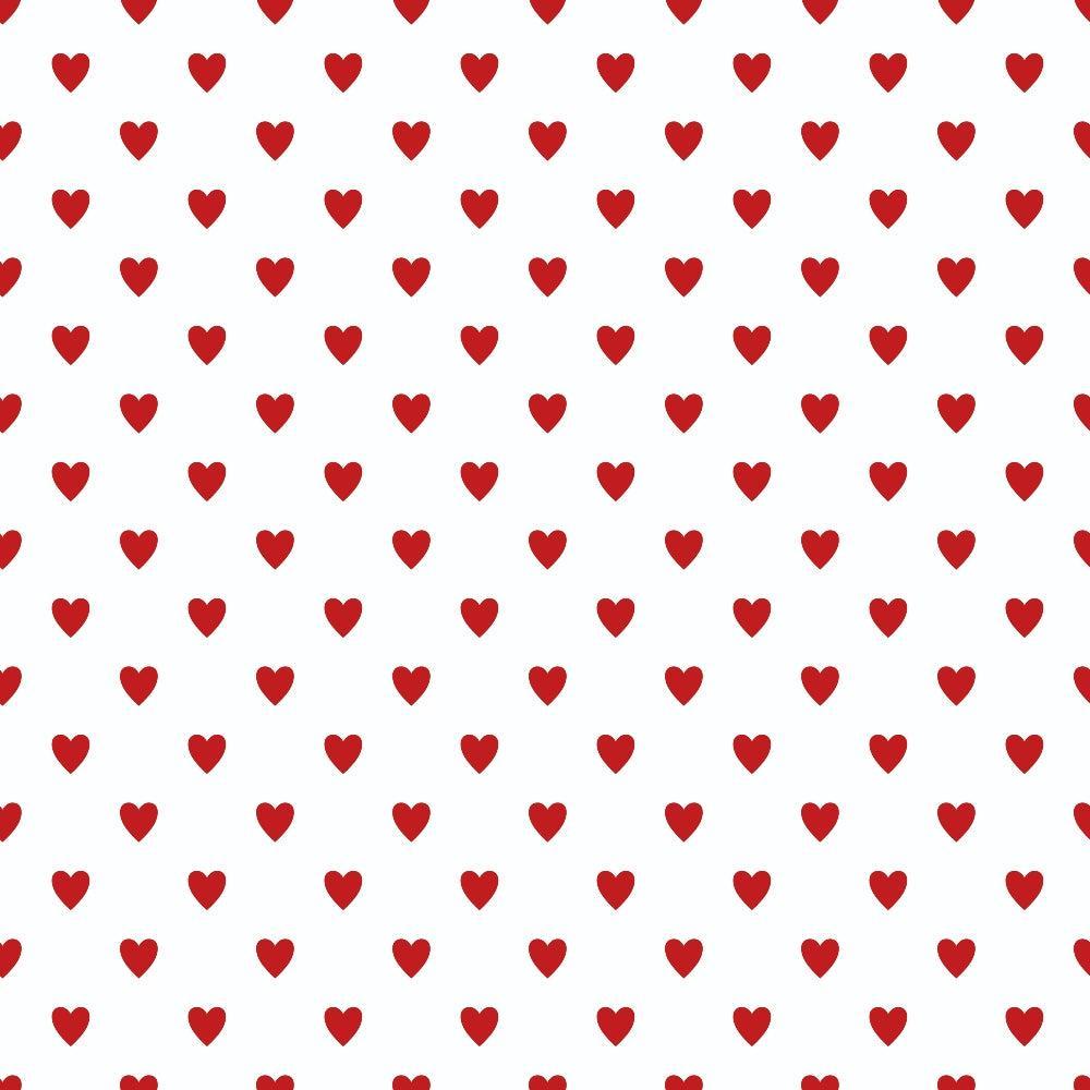 Sweet Strawberries Hearts Quilting Cotton Fabric
