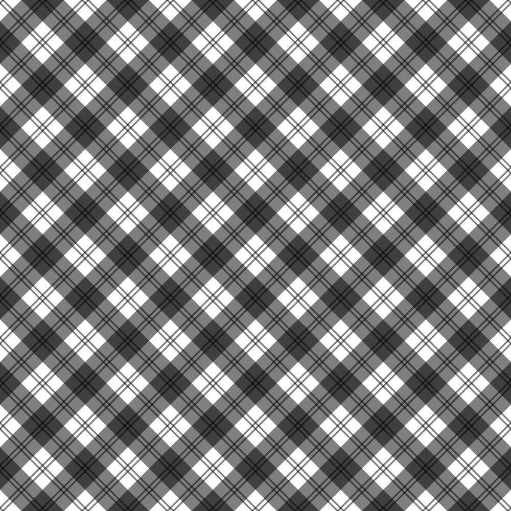 Fall Orange Plaid Pattern 3 Quilting Cotton Fabric