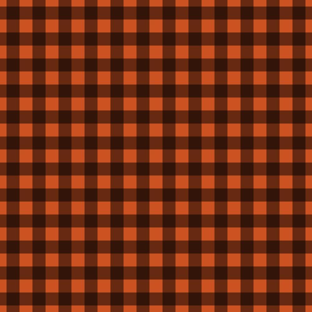 Fall Orange Plaid Pattern 12 Quilting Cotton Fabric