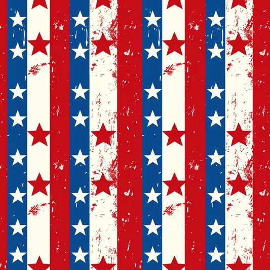 Patriotic Pattern 4 Quilting Cotton Fabric