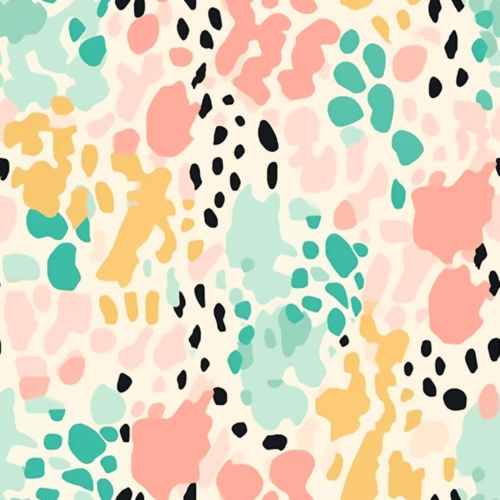 Pastel Leopard Skins Pattern 9 Quilting Cotton Fabric