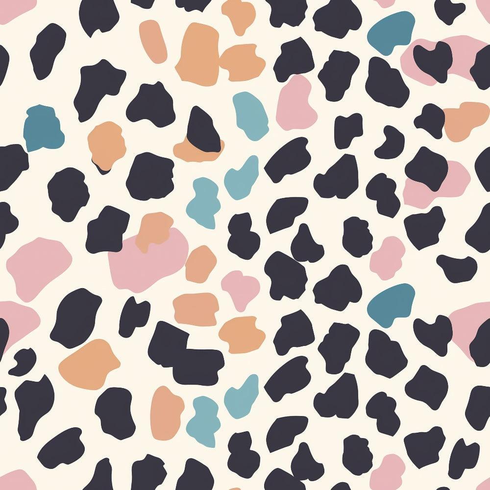 Pastel Leopard Skins Pattern 17 Quilting Cotton Fabric