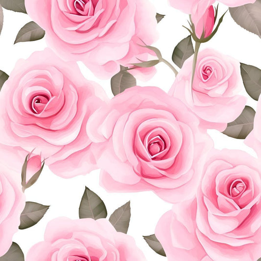 Pink Valentines Day Pattern 9 Quilting Cotton Fabric
